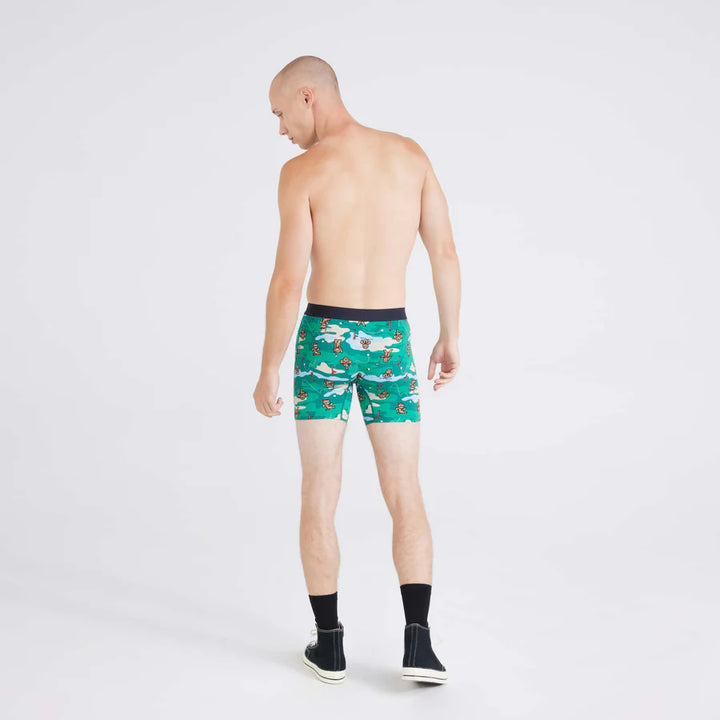 Saxx Vibe Xtra Super Soft Boxer Brief - Holiday Par-Tee-Green