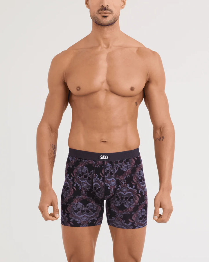 Saxx Vibe Xtra Soft Boxer Brief - Skull Brocade