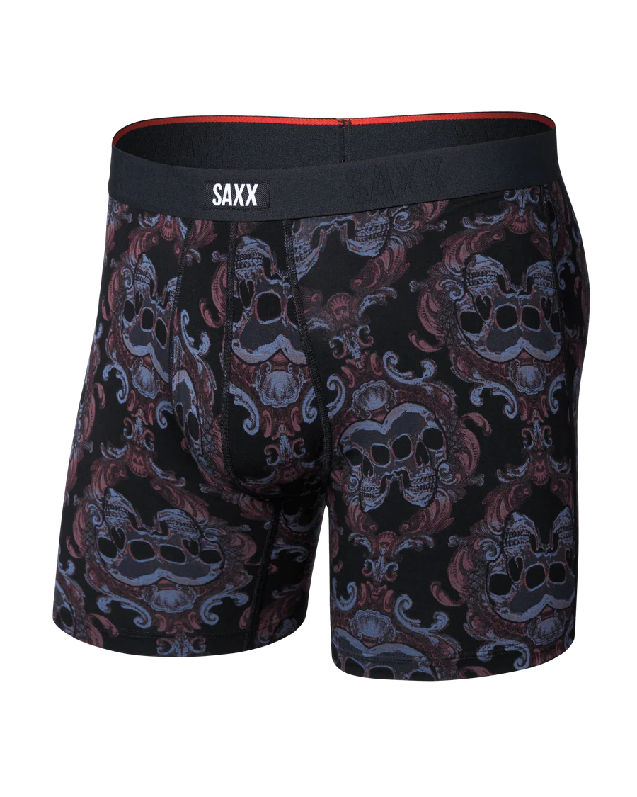Saxx Vibe Xtra Soft Boxer Brief - Skull Brocade