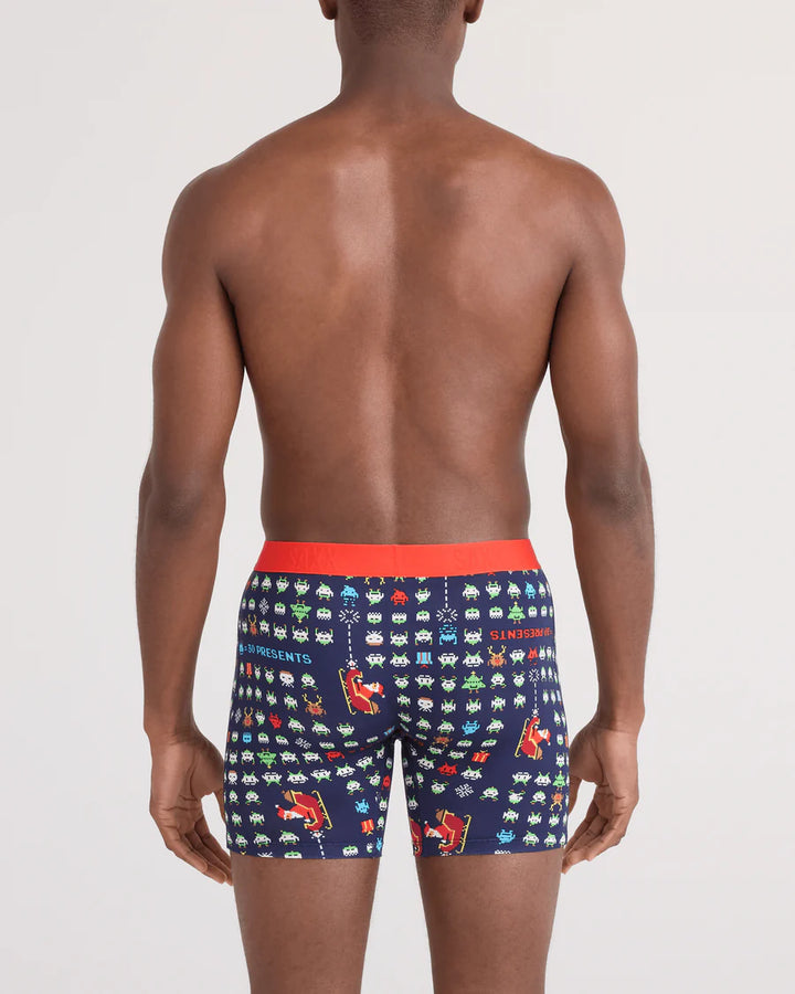 Saxx Vibe Xtra Soft Boxer Brief - Sleigh Invaders