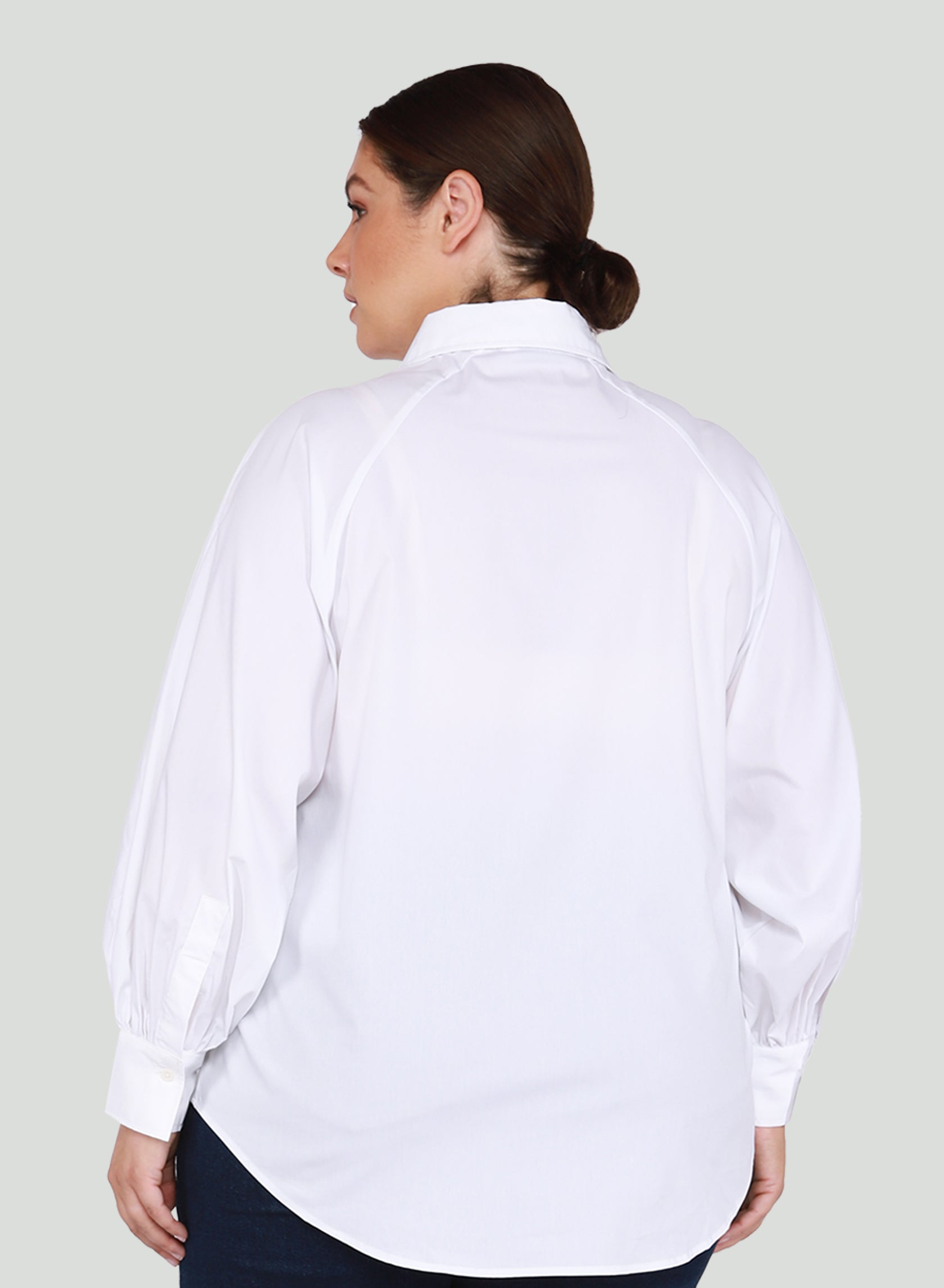トップス FAST DRY JERSEY BALLOON SLEEVE BLOUSE jersey-blouse-top-with-balloon
