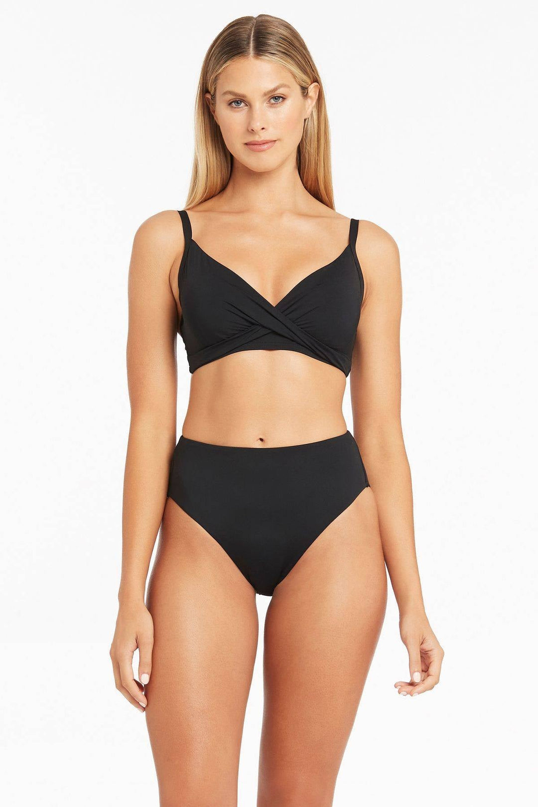 Essentials Twist Front DD/E Cup Bikini Top