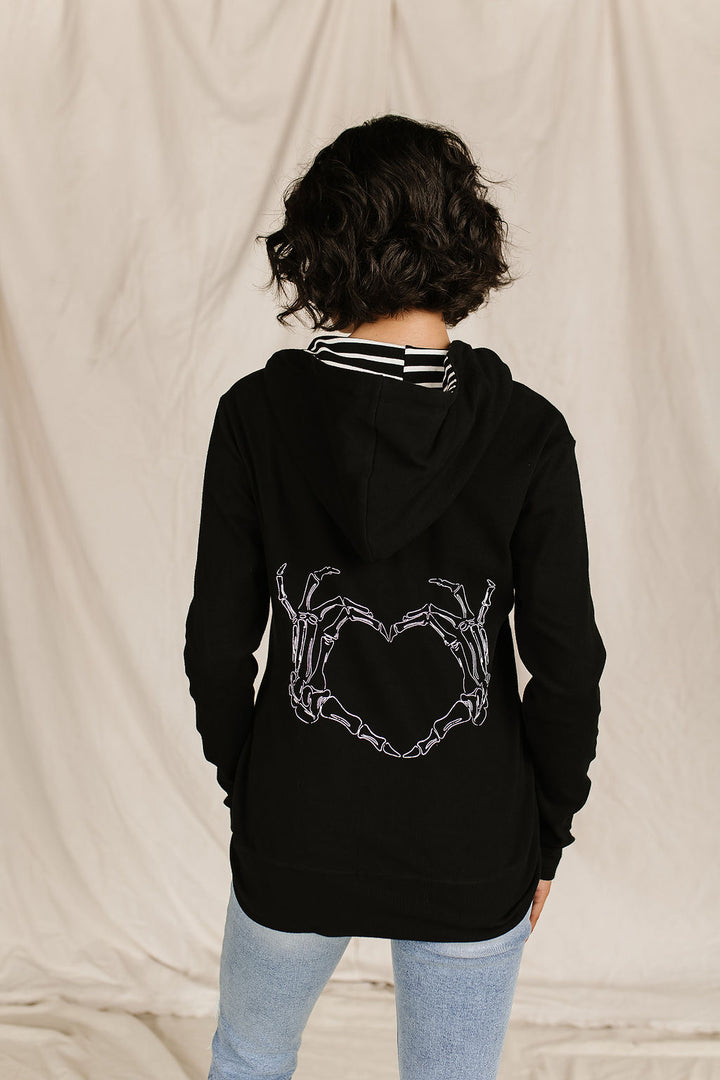 "Nobody To Love"  Full Zip Sweatshirt - Size 3 X