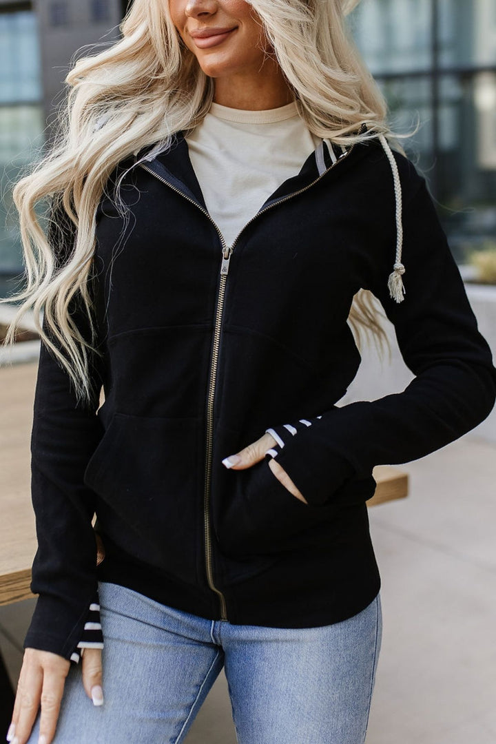 "Nobody To Love"  Full Zip Sweatshirt - Size 3 X