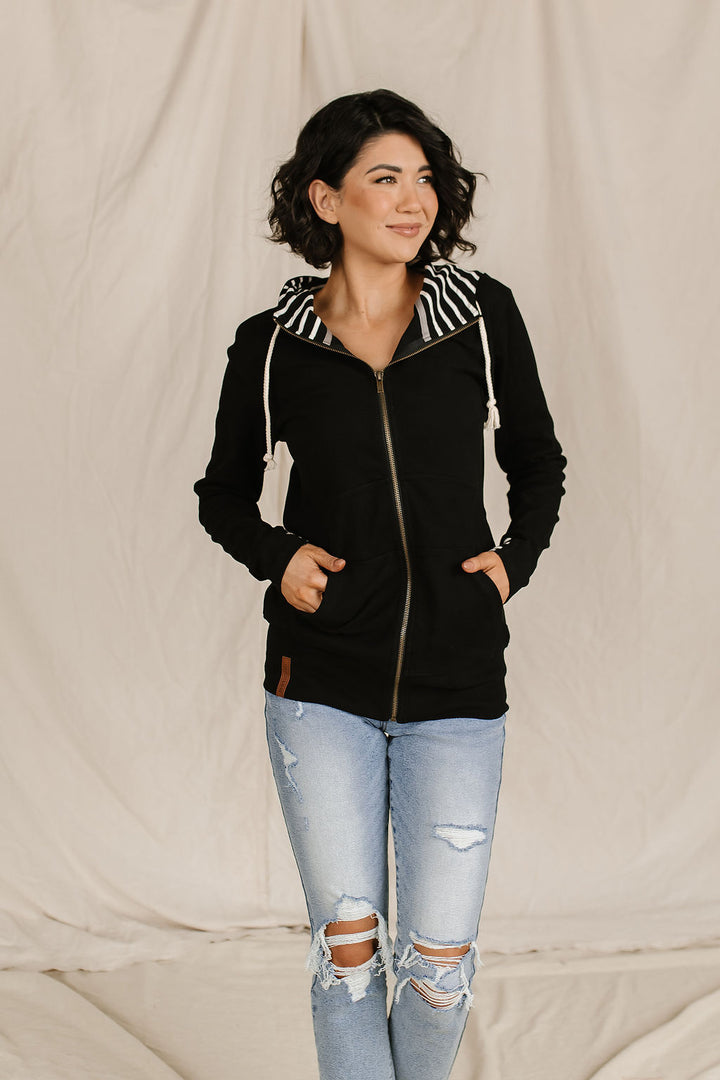 "Nobody To Love"  Full Zip Sweatshirt - Size 3 X