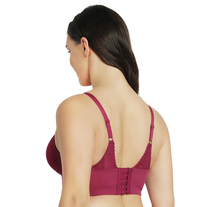 Mia Dot Bralette - Blackberry