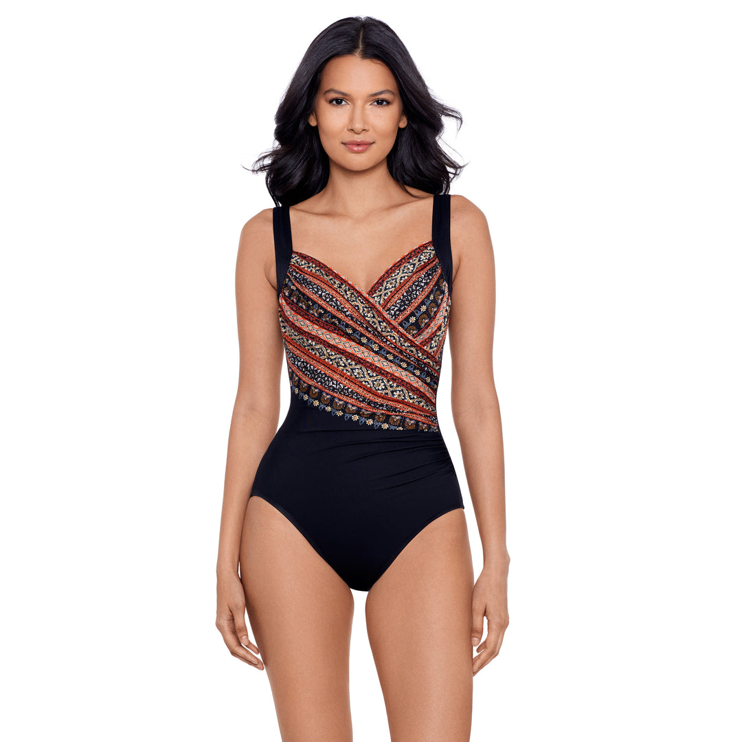 Miraclesuit Zwina Sanibel One Piece Swimsuit - Size 18