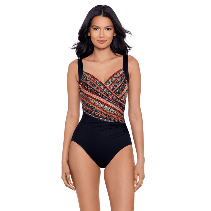 Miraclesuit Zwina Sanibel One Piece Swimsuit - Size 18