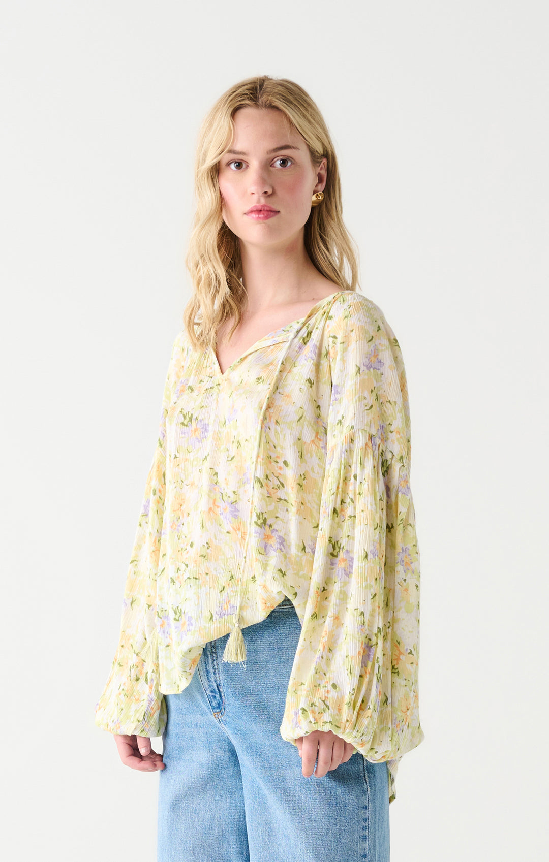 Dex Floral Peasant Blouse