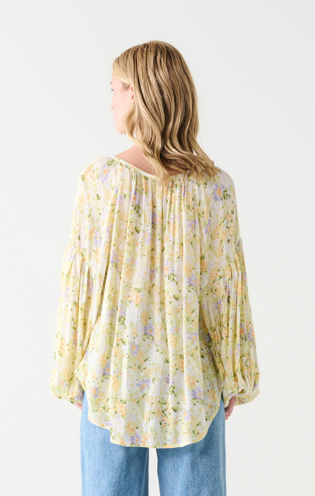 Dex Floral Peasant Blouse