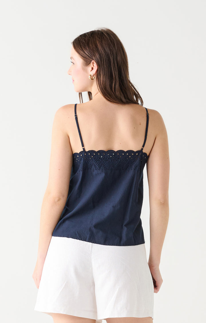 Eyelet Tank Top