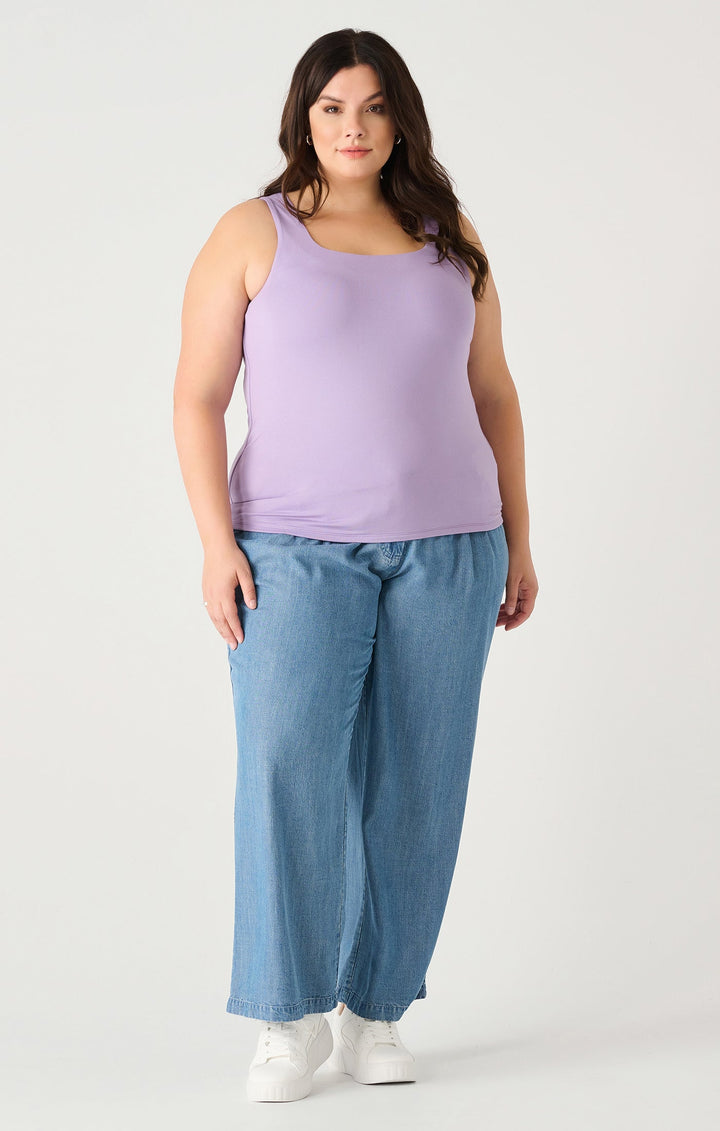 Dex Square Neck Lavender Tank Top