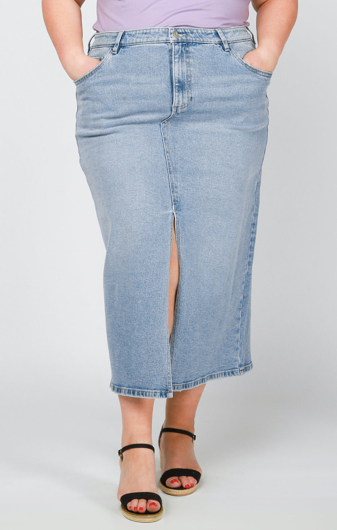 Dex Maxi Denim Skirt