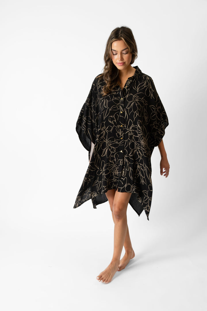 Miami Shine Big Shirt Dress