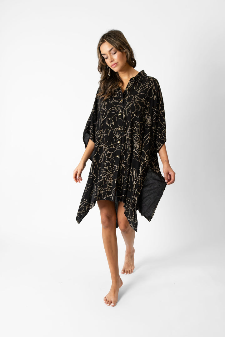 Miami Shine Big Shirt Dress