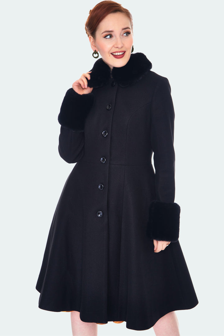 Erin Coat With Detachable Faux-Fur