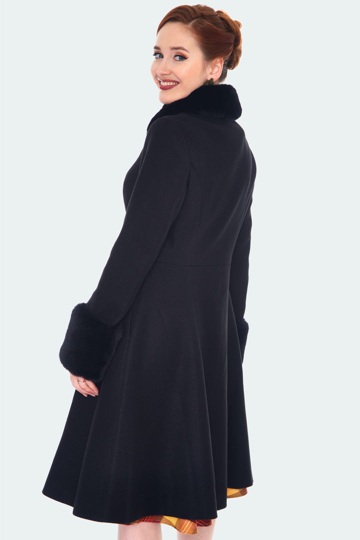 Erin Coat With Detachable Faux-Fur
