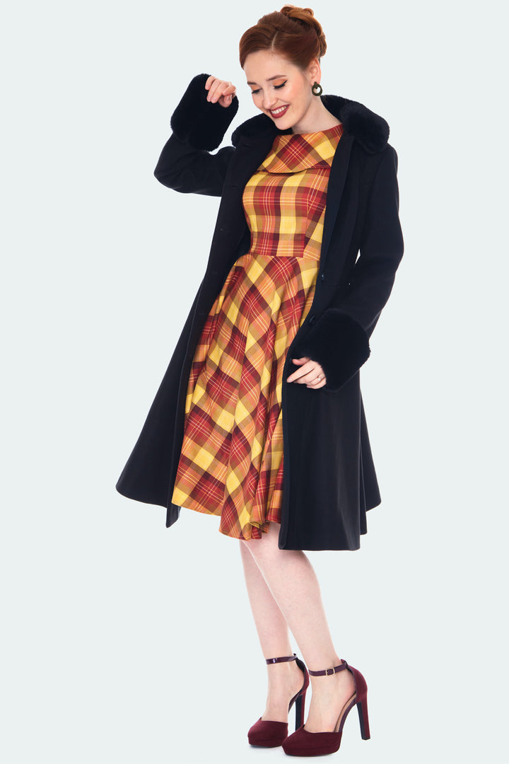 Erin Coat With Detachable Faux-Fur