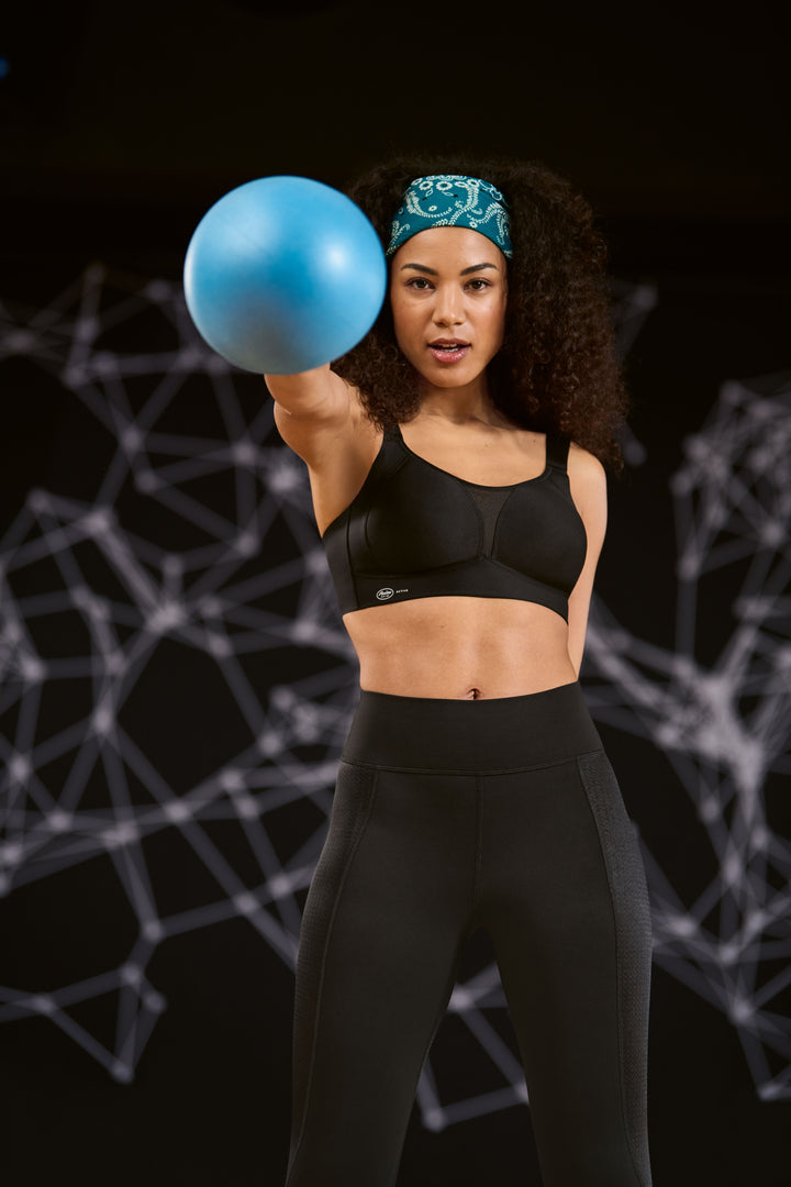 Anita Smart Control – Sports bra  - Black - Sheer Essentials Lingerie & Swimwear