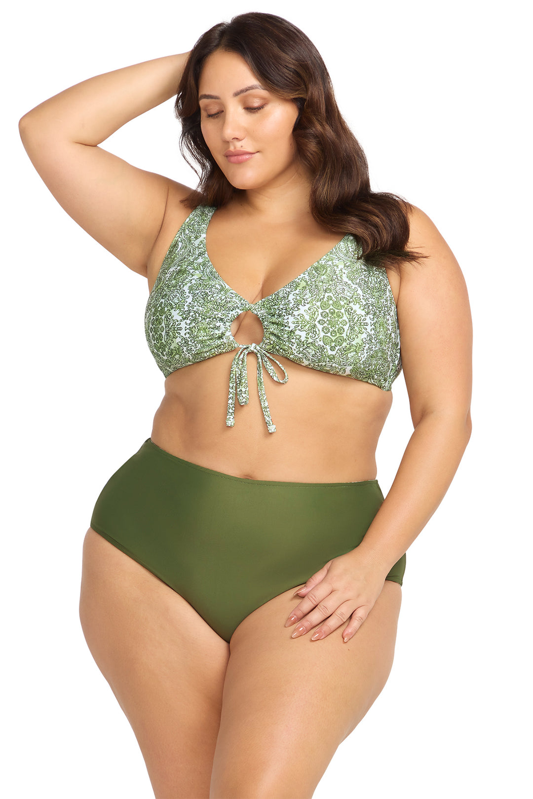 Mudlahara Reversible High Waist Swim Bottom