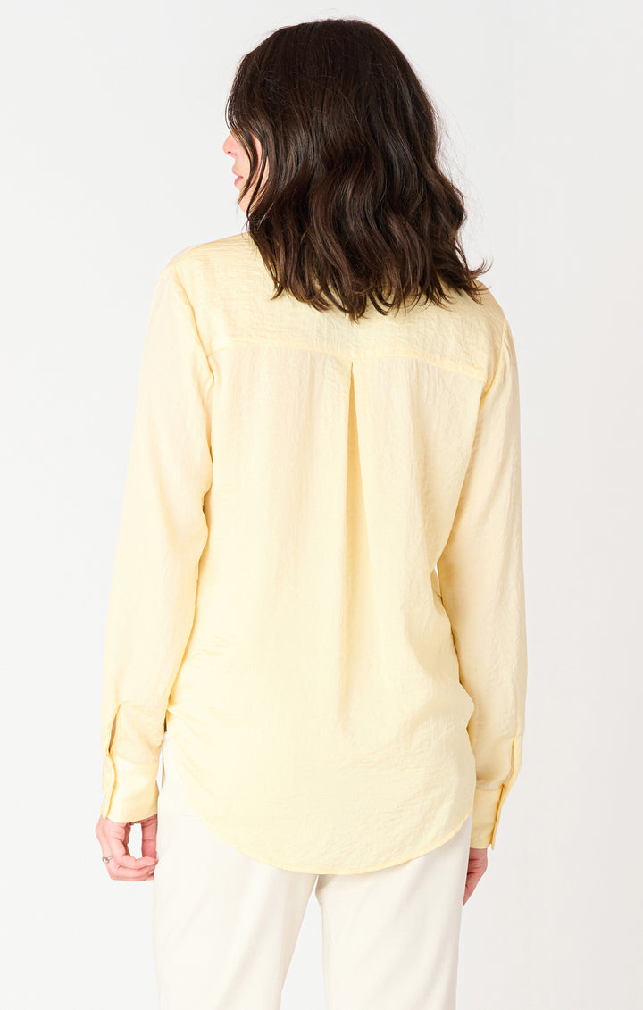 🇨🇦 Long Sleeve Flowy Satin Blouse