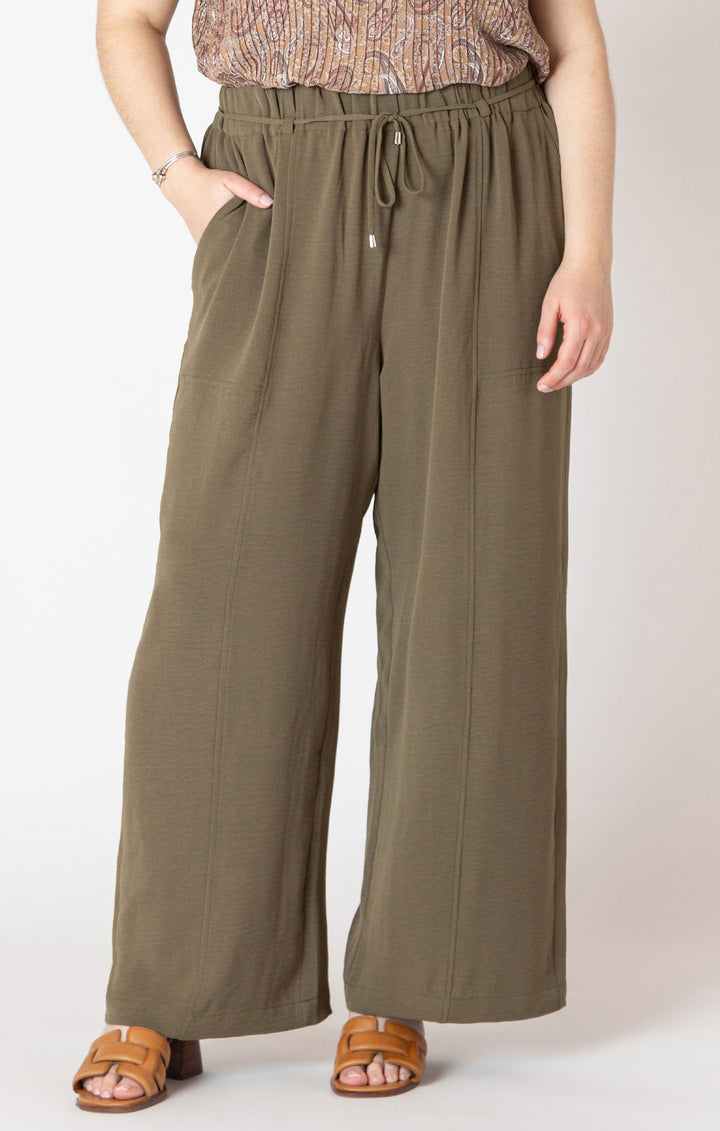 Dex Belted Wide Leg Flowy Pants