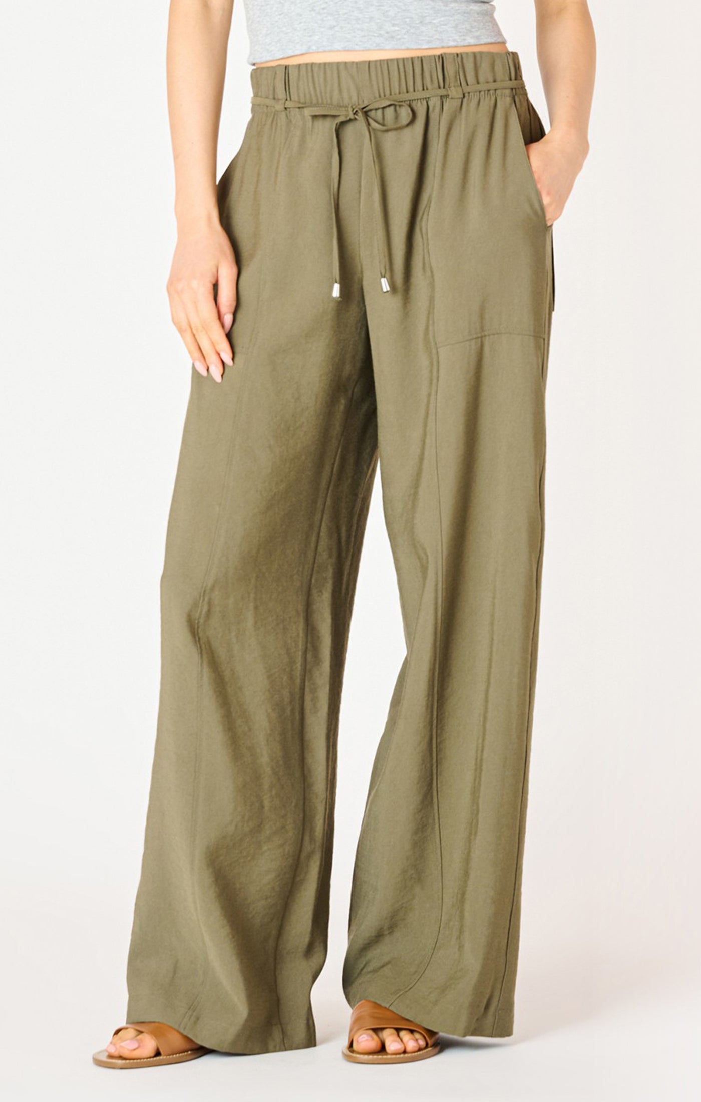 Dex Belted Wide Leg Flowy Pants – Sheer Essentials Lingerie