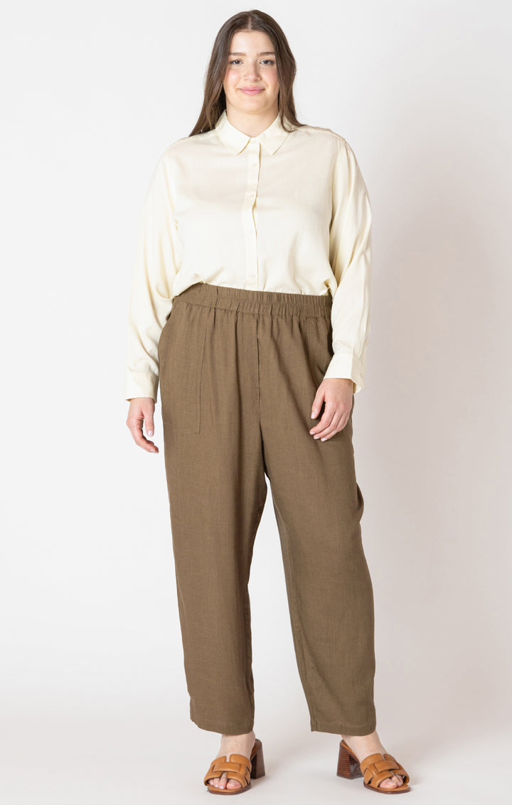 Black Tape Straight Leg Pants