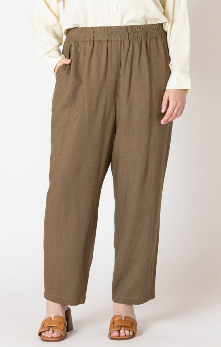 Black Tape Straight Leg Pants