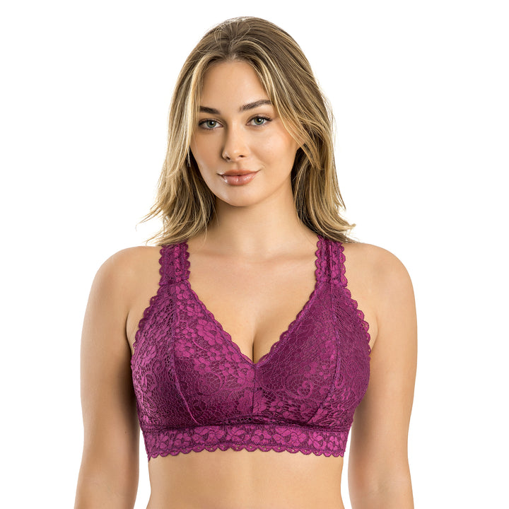 Adriana Lace Bralette - Blackberry