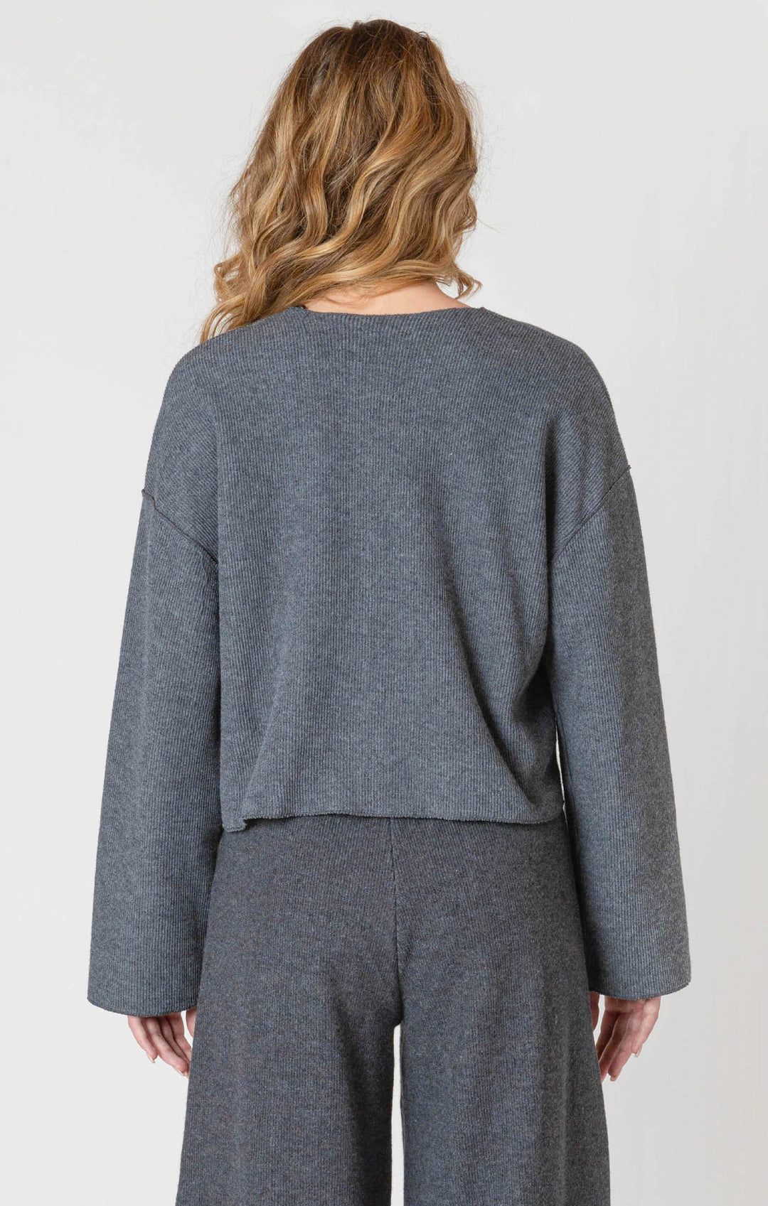 Ribbed Cardigan Sweater