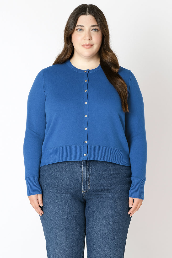Easy Crew Neck Cardigan