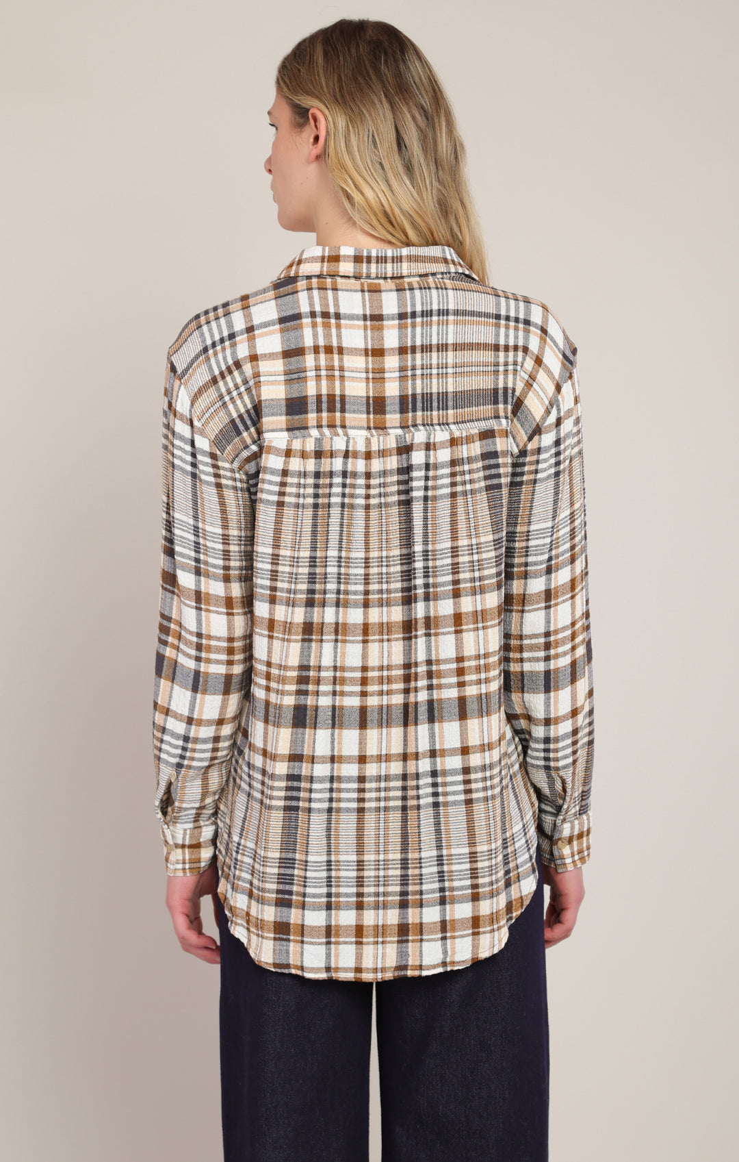 Long Sleeve Plaid Shirt