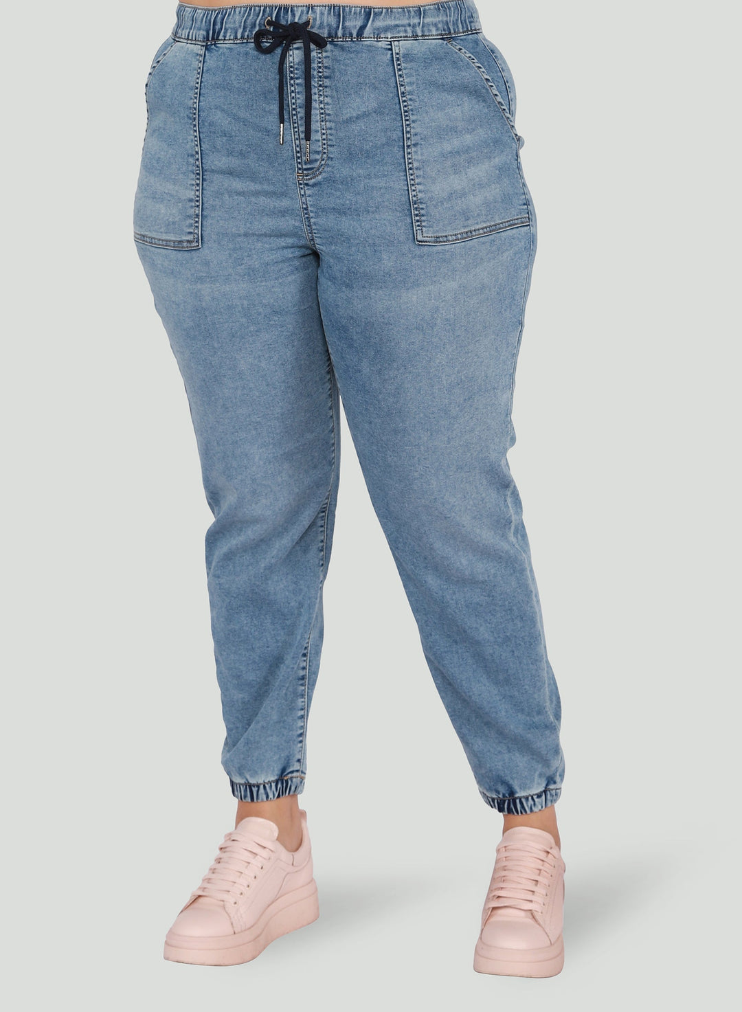 Dex Sofia High Rise Denim Jogger
