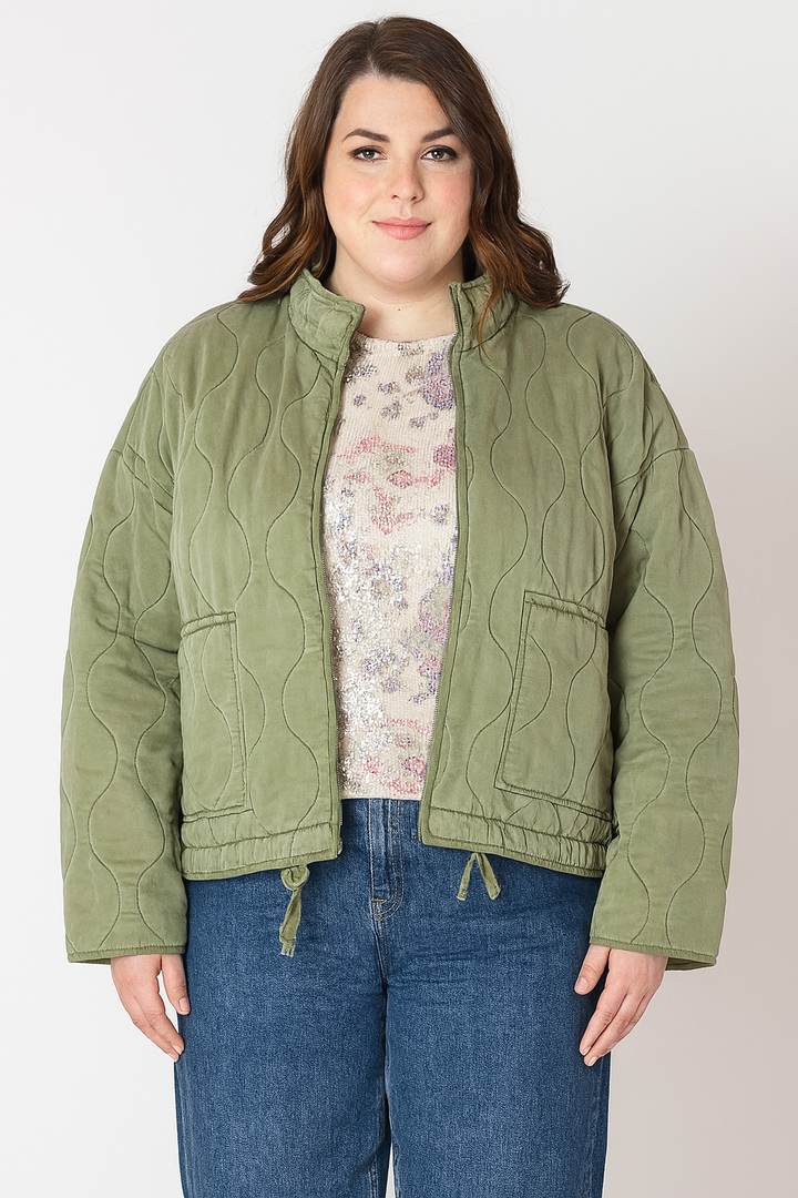 Dex Drawstring Quilted Jacket