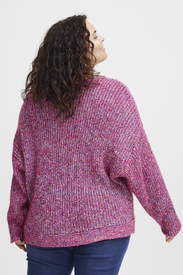 Fransa Knitted Very Berry  Pullover Sweater