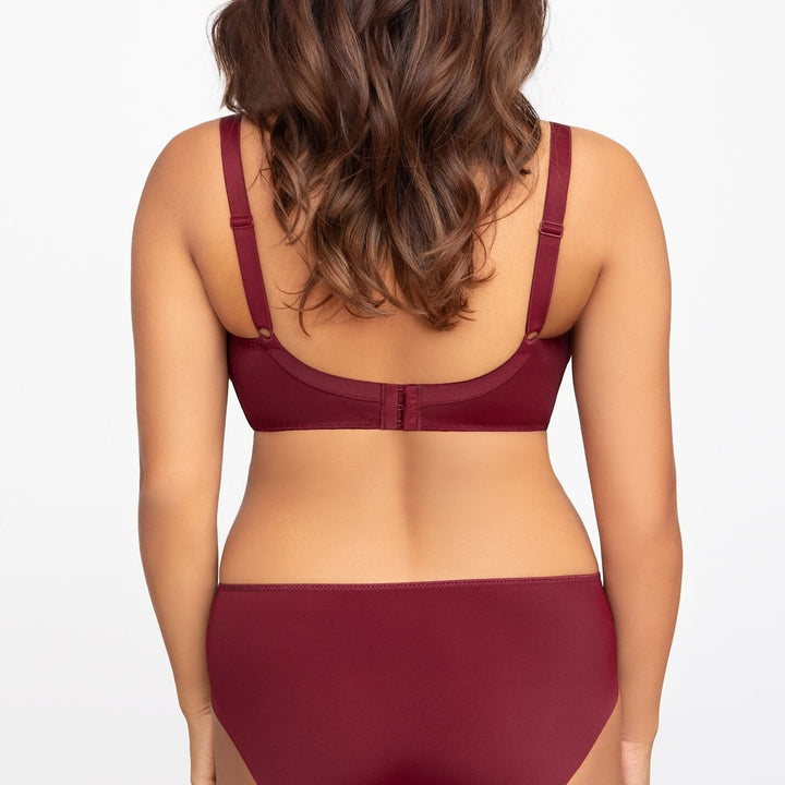 Virginia 3D Spacer Bra - Burgundy