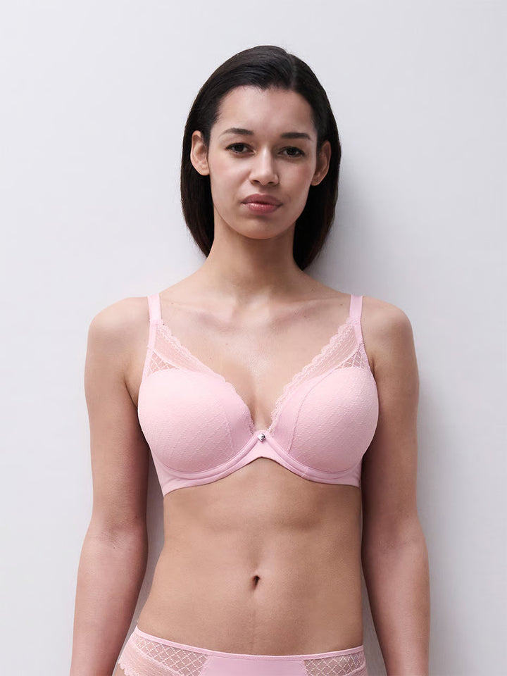 Norah Chic Plunge T-Shirt Bra  - Candy Pink