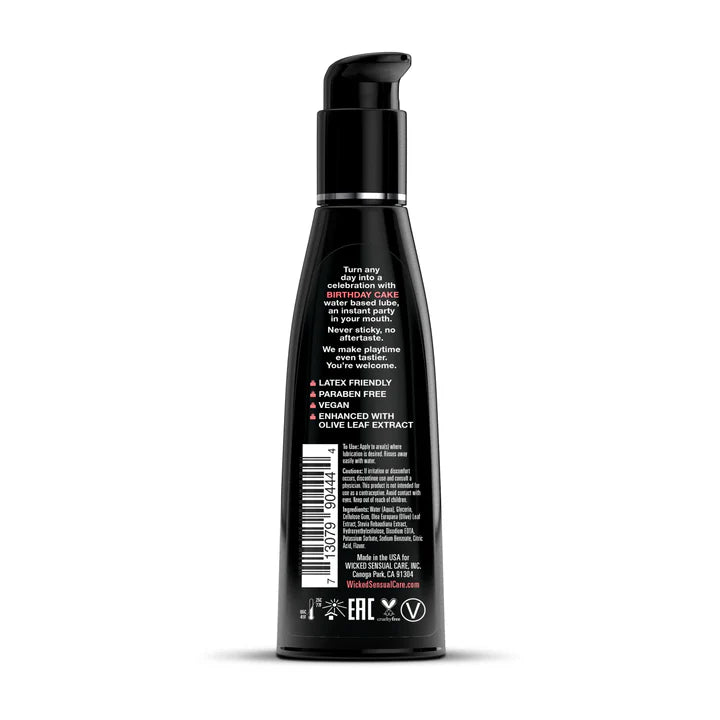 Wicked Aqua Birthday Cake Lube