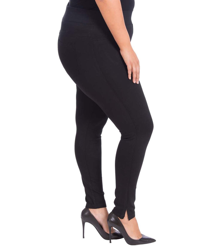 Anna Jersey Ponte Pant - Jersey Black