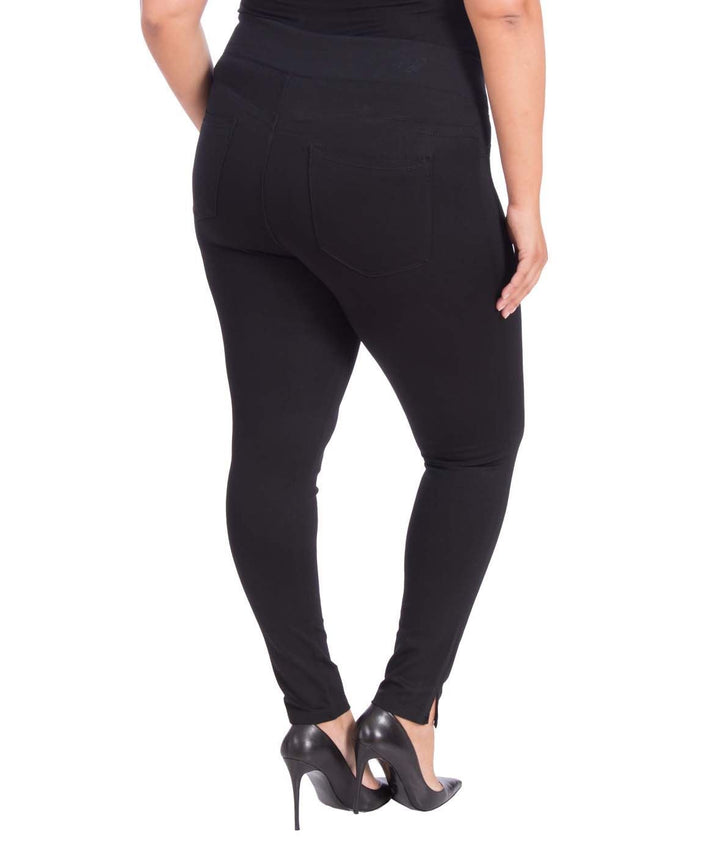 Anna Jersey Ponte Pant - Jersey Black