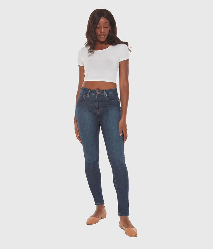 Alexa High-Rise Skinny Jeans - Starry Night