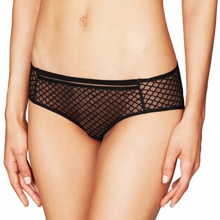 "Final Sale" Sheer Stripes Hipster Brief