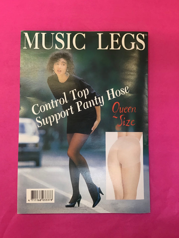 Music Legs Control Top Support Panty Hose