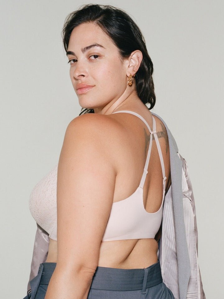 Norah Comfort Front Closure Bra - Rose Pink