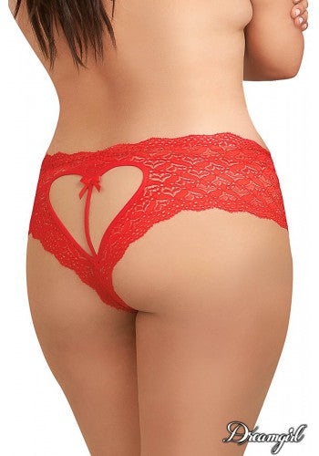 Heart Cut Out Lace Panty