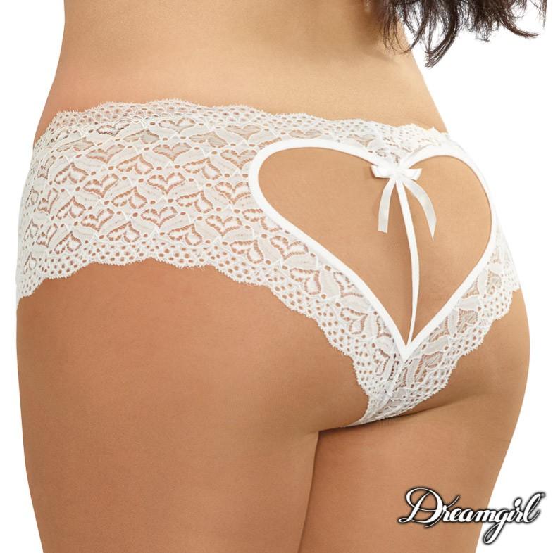 Heart Cut Out Lace Panty