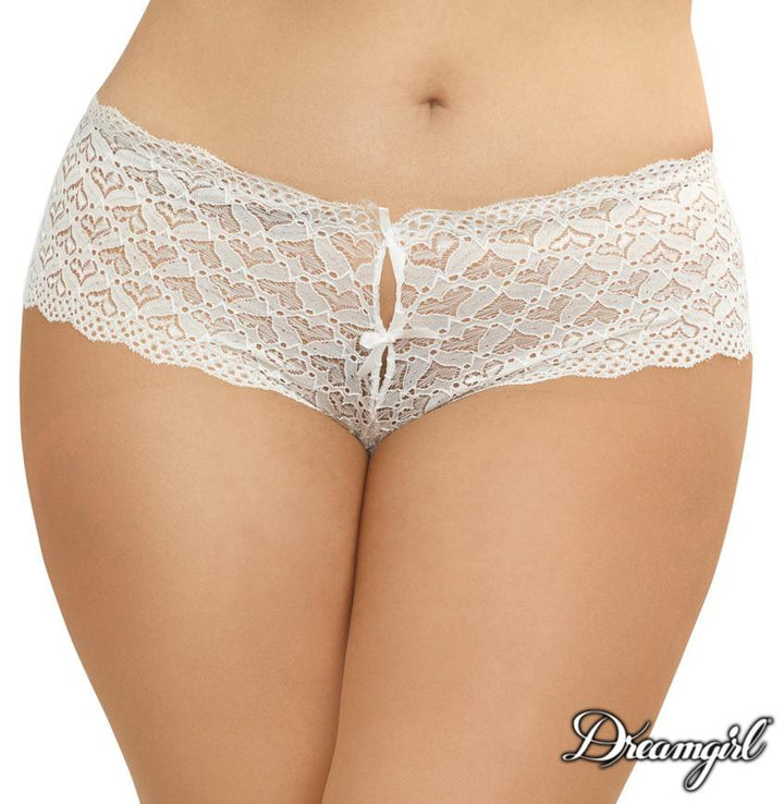 Heart Cut Out Lace Panty