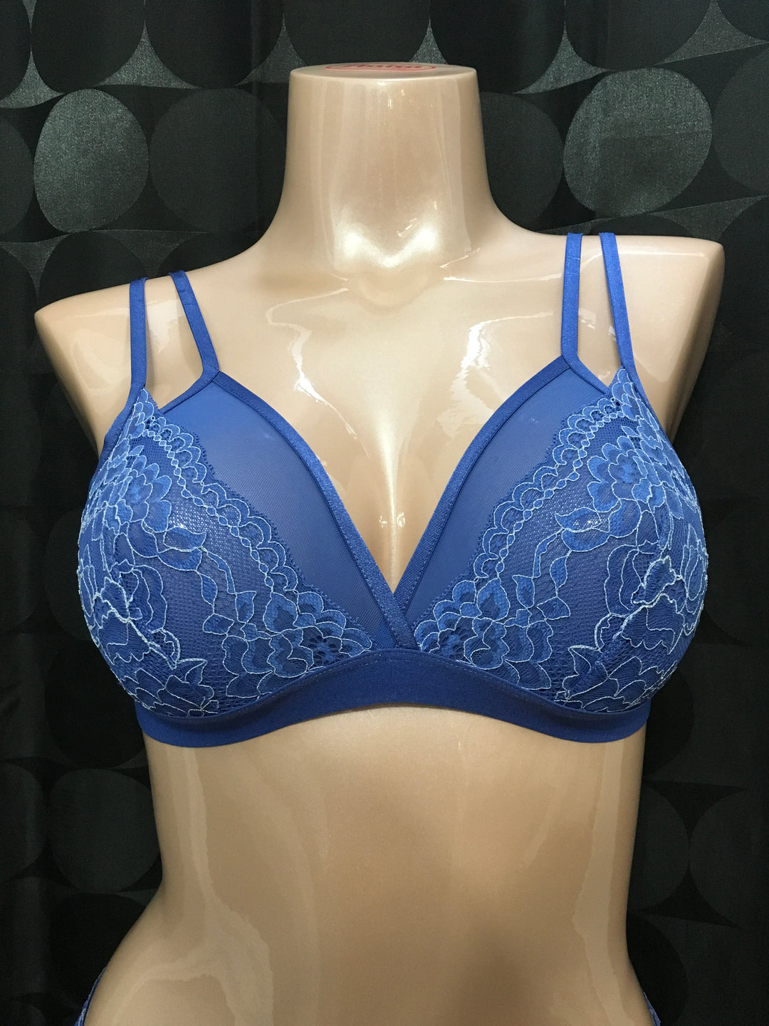 Double Layer Triangle Bralette - Size Small