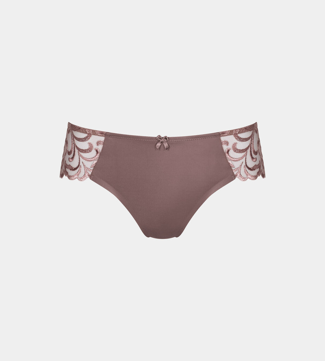 "Final Sale" Modern Finesse Tai Brief - Rose Brown - Size Small